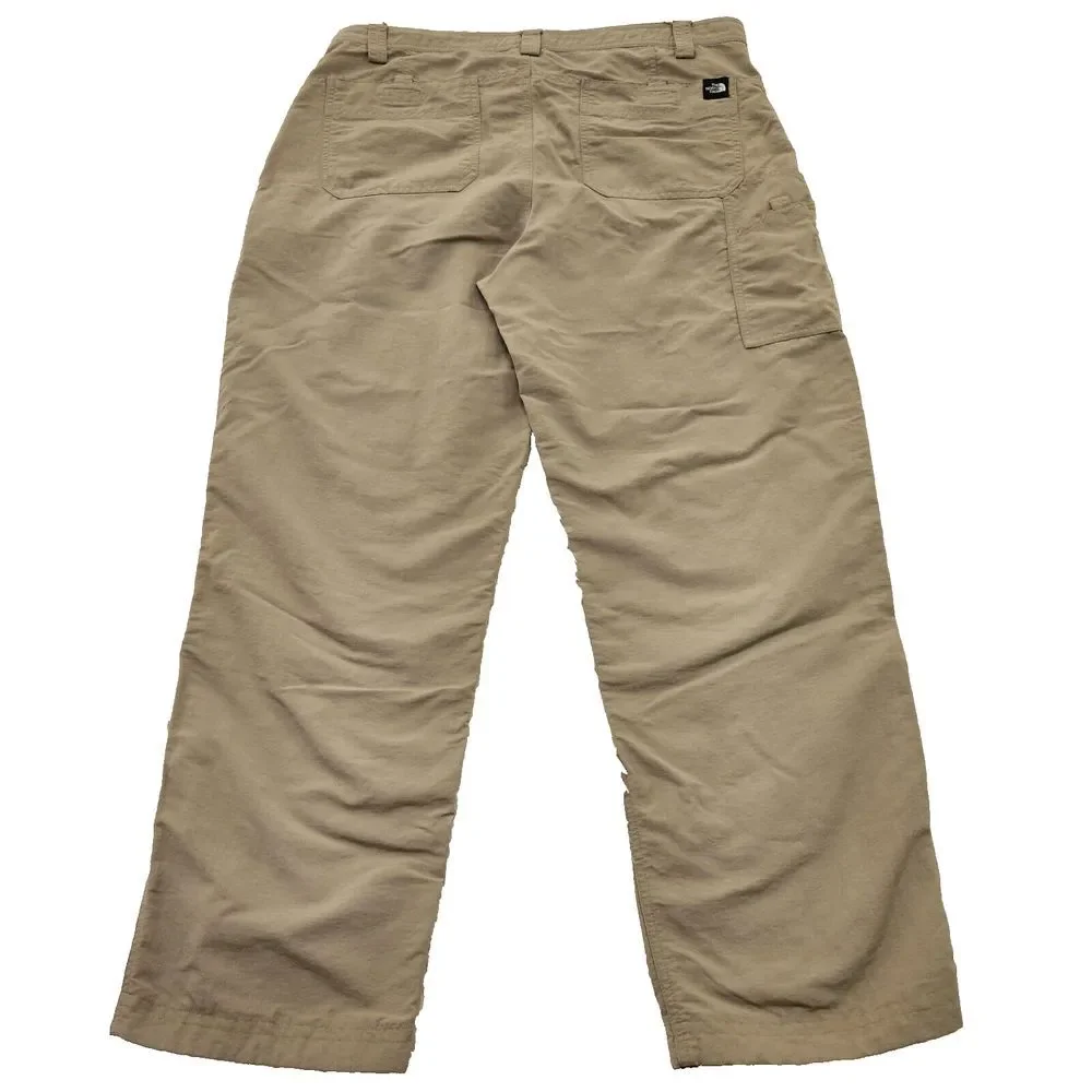 The North‎ Face Men Sz 36 Tan Straight Leg Outdoor Gorpcore Pants Hiking Camping